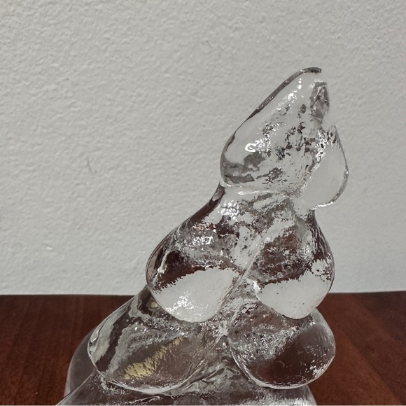 ENERYDA Sweden Clear Art Glass Christmas Tree Tealight Votive Candle Holder - Picture 5 of 7